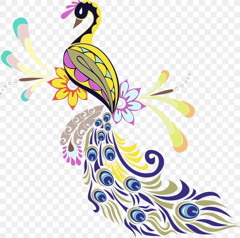 Bird Wing, PNG, 3000x2986px, Bird, Beak, Drawing, Feather, Indian Peafowl Download Free