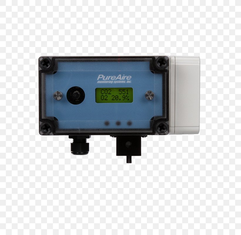 Carbon Dioxide Sensor Oxygen Gas Detector, PNG, 800x800px, Carbon Dioxide, Atmosphere Of Earth, Carbon, Carbon Dioxide Sensor, Carbon Monoxide Download Free