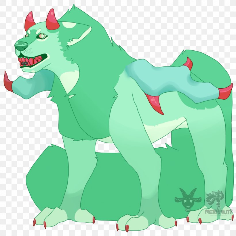 Vertebrate Horse Green Clip Art, PNG, 1024x1024px, Vertebrate, Art, Cartoon, Dragon, Fictional Character Download Free