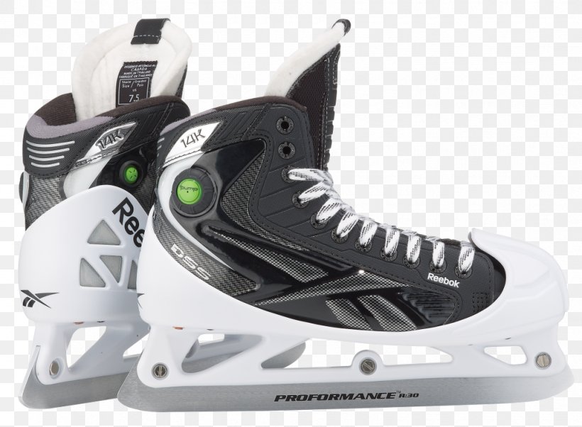 Ice Skates CCM Hockey Ice Hockey Goaltending Equipment Goaltender Reebok, PNG, 1021x750px, Ice Skates, Athletic Shoe, Bauer Hockey, Black, Ccm Hockey Download Free