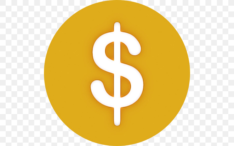 Yellow Symbol Circle Currency Sign, PNG, 512x512px, Yellow, Circle, Currency, Sign, Symbol Download Free