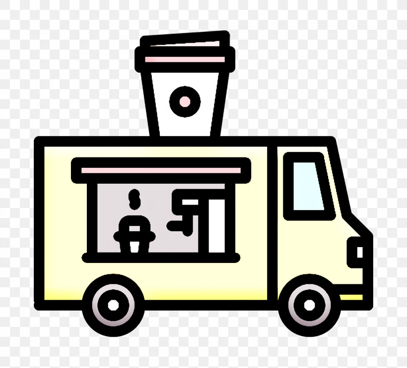 Food Truck Icon Coffee Icon, PNG, 1228x1114px, Food Truck Icon, Car, Coffee Icon, Coloring Book, Line Download Free
