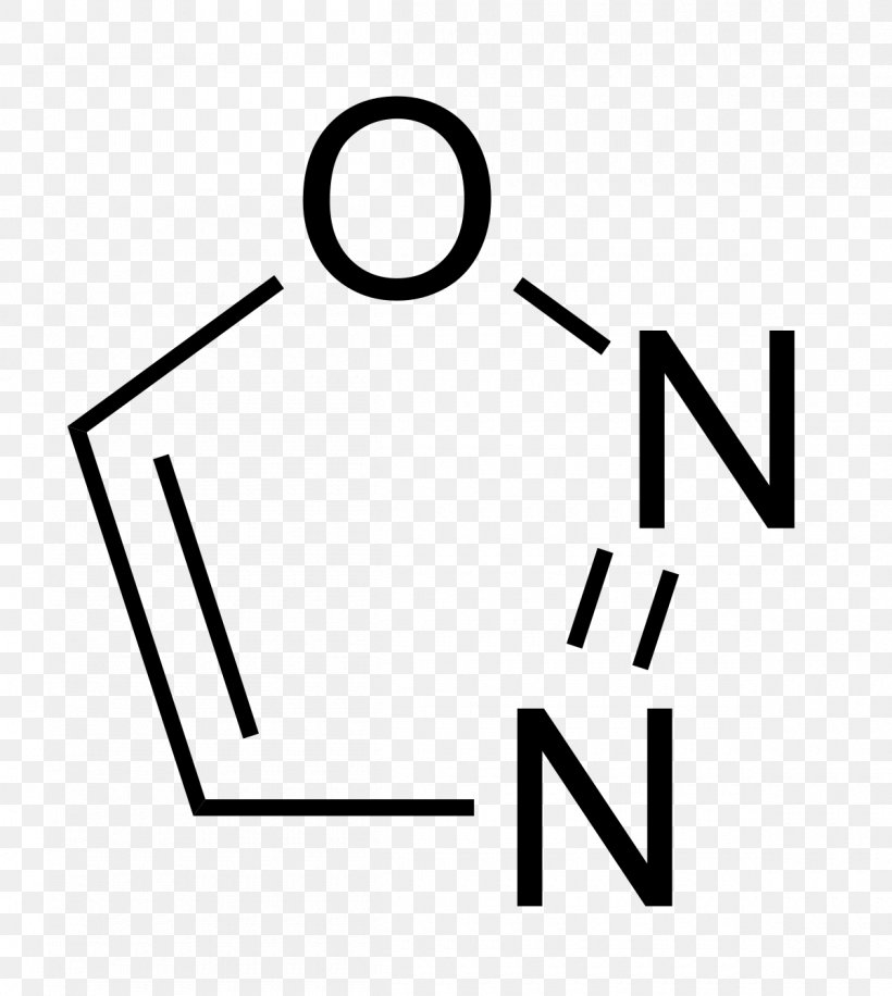 Oxadiazole Furazan Isoxazole Heterocyclic Compound, PNG, 1200x1341px, Oxadiazole, Area, Aromatic Compounds, Azole, Black Download Free