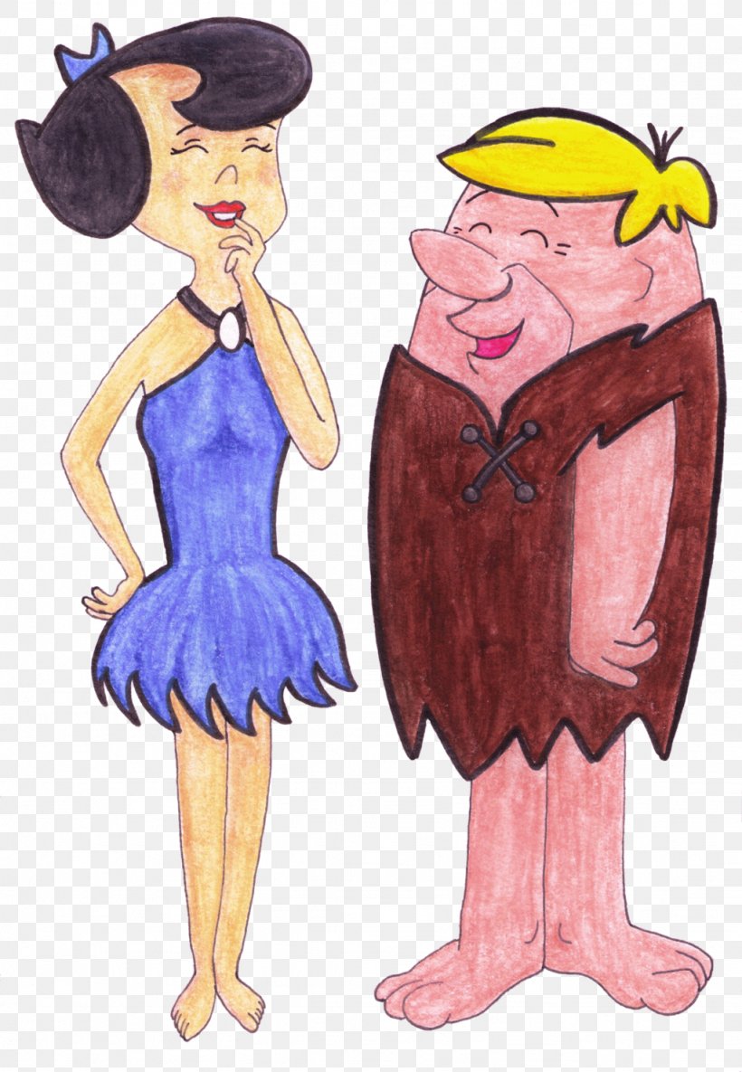 Betty Rubble Barney Rubble The Flintstones Wilma Flintstone Bamm-Bamm Rubble, PNG, 1024x1481px, Watercolor, Cartoon, Flower, Frame, Heart Download Free