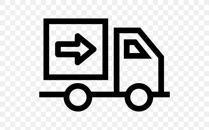 Delivery, PNG, 512x512px, Delivery, Area, Black And White, Brand, Freight Transport Download Free