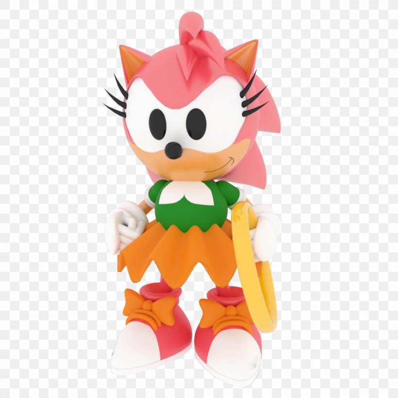 Sonic X-treme Amy Rose Sonic CD Metal Sonic Egg Robo, PNG, 1000x1000px, Sonic Xtreme, Amy Rose, Animal Figure, Baby Toys, Cartoon Download Free