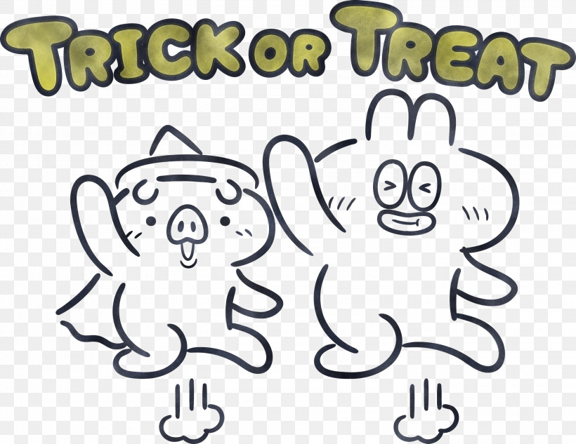 TRICK OR TREAT Happy Halloween, PNG, 3000x2316px, Trick Or Treat, Arrow, Cartoon, Happy Halloween, Human Download Free