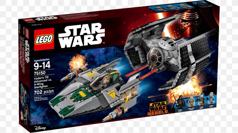 Anakin Skywalker Lego Star Wars: The Force Awakens LEGO 75150 Star Wars Vader's TIE Advanced Vs. A-Wing Starfighter, PNG, 1488x837px, Anakin Skywalker, Action Figure, Awing, First Order, Lego Download Free