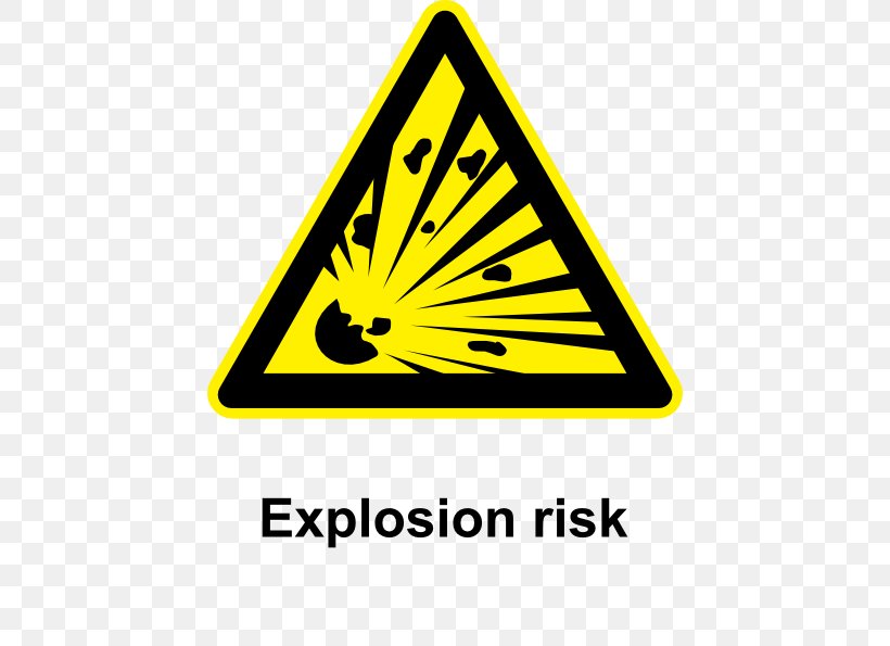 Explosion Warning Sign Clip Art, PNG, 438x595px, Explosion, Area, Brand, Explosive Material, Hazard Download Free