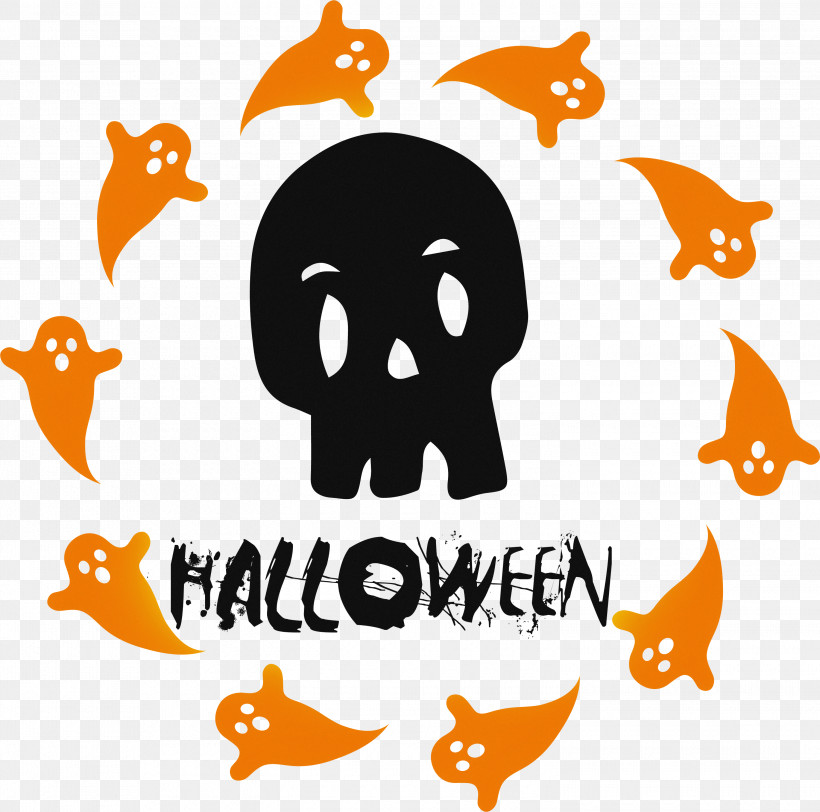 Happy Halloween, PNG, 3000x2971px, Happy Halloween, Behavior, Biology, Cartoon, Happiness Download Free