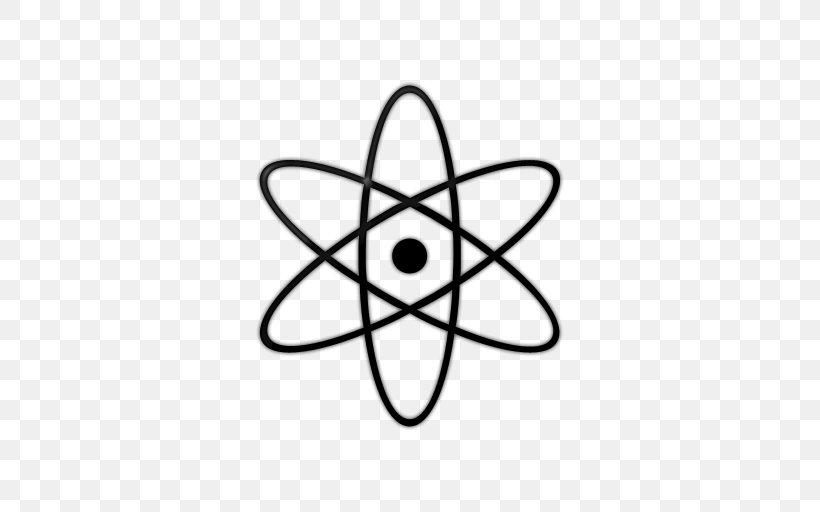 Atomic Nucleus Symbol Radioactive Decay Clip Art, PNG, 512x512px, Atom, Atomic Energy, Atomic Nucleus, Atomic Number, Black Download Free