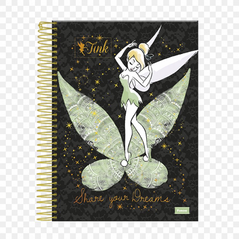 Tinker Bell Notebook Adhesive Hardcover Wire, PNG, 926x926px, 2017, 2018, Tinker Bell, Adhesive, Female Download Free