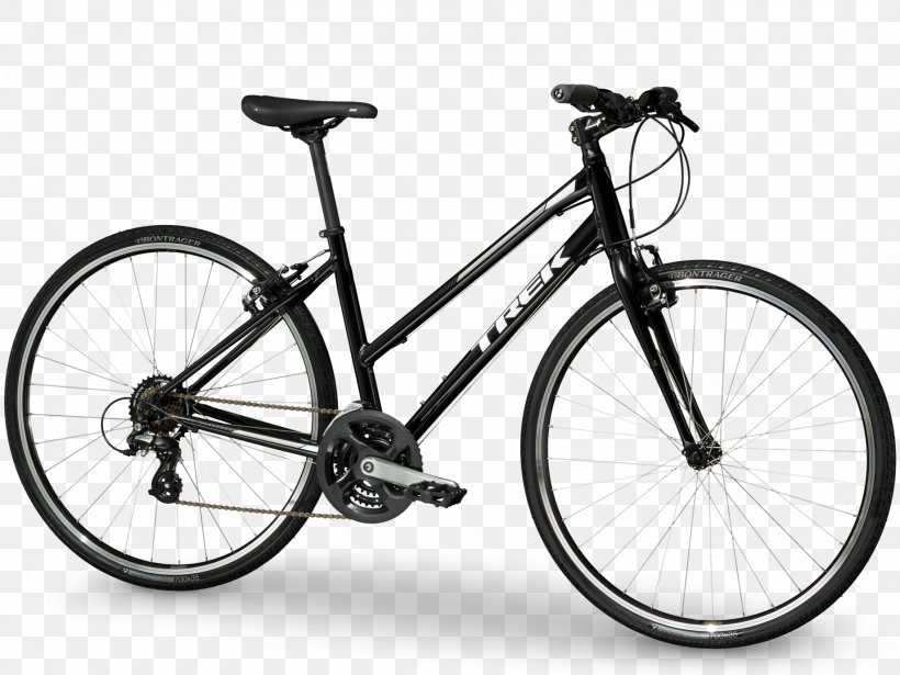 Trek Bicycle Corporation Hybrid Bicycle Bicycle Shop Step-through Frame, PNG, 1840x1380px, Trek Bicycle Corporation, Bicycle, Bicycle Accessory, Bicycle Drivetrain Part, Bicycle Frame Download Free