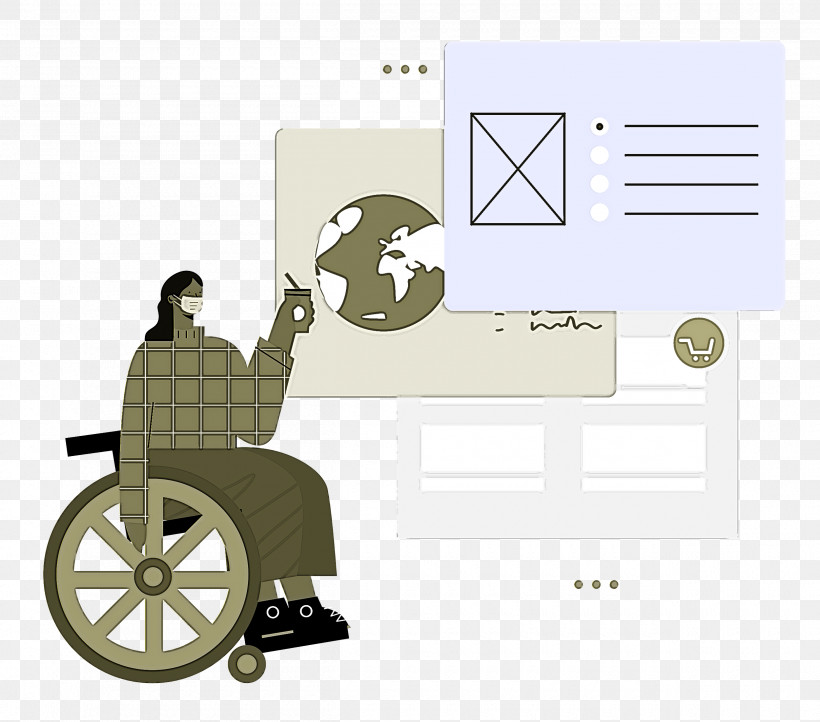 Wheel Chair People, PNG, 2500x2204px, Wheel Chair, Cartoon, Chair, Drawing, Logo Download Free