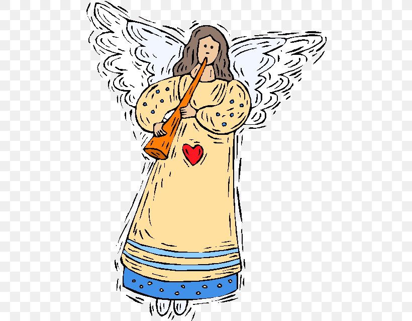 Clip Art Illustration Image Vector Graphics Angel, PNG, 490x638px, Angel, Art, Artwork, Blowing Horn, Cartoon Download Free