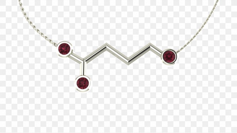 Necklace Molecule Gamma-Aminobutyric Acid Gold Earring, PNG, 1920x1080px, Necklace, Birthstone, Body Jewelry, Charms Pendants, Chemical Bond Download Free