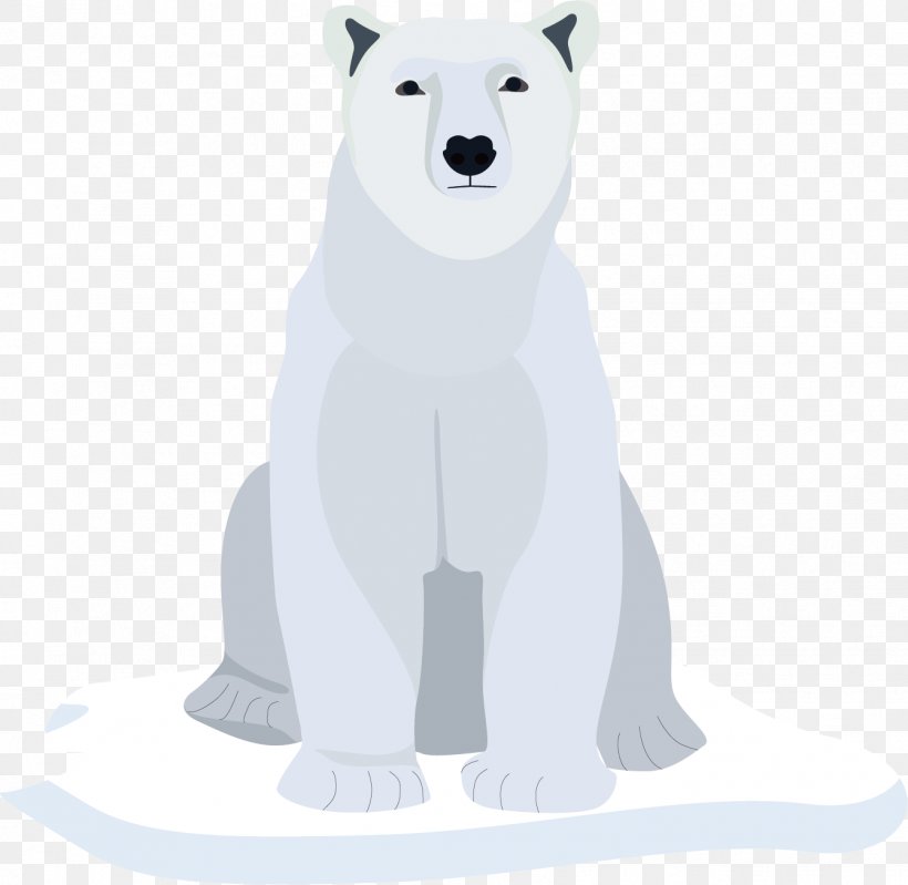 Polar Bear Arctic Snow Winter, PNG, 1341x1307px, Watercolor, Cartoon, Flower, Frame, Heart Download Free