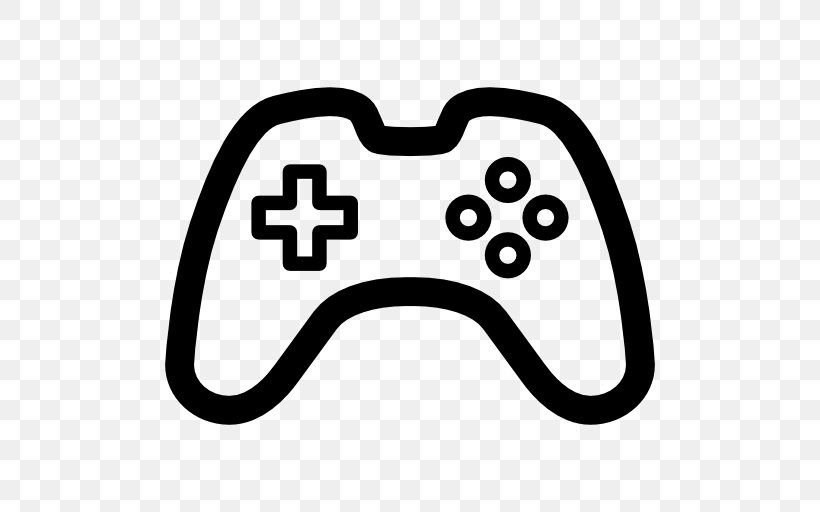 Xbox 360 Controller PlayStation 2 Game Controllers Video Game, PNG, 512x512px, Xbox 360, Black And White, Controller, Game, Game Controllers Download Free