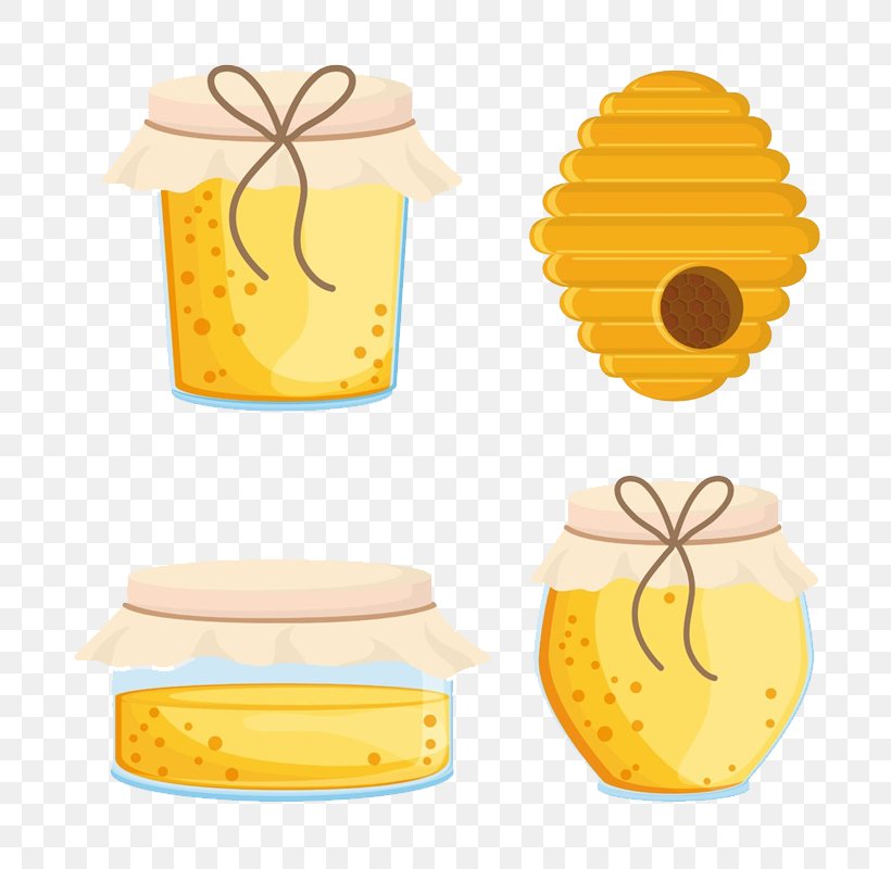 Vector Graphics Honey Stock Photography Illustration Food, PNG, 800x800px, Honey, Food, Fruit, Honey Bee, Honeycomb Download Free