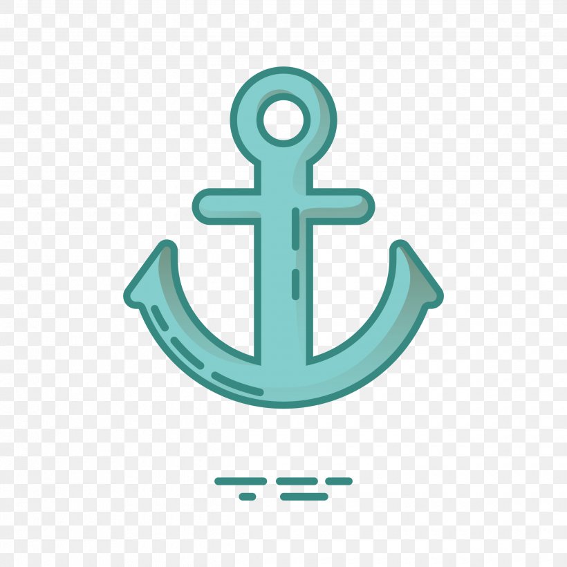 Anchor Clip Art, PNG, 2480x2480px, Anchor, Aqua, Brand, Logo, Minimalism Download Free