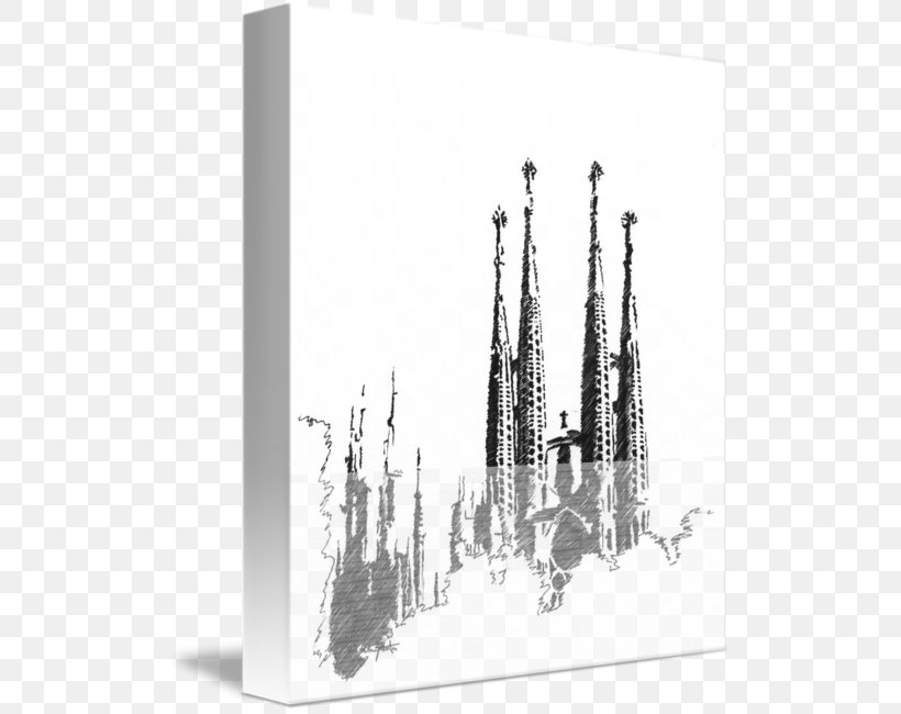 Imagekind Sagrada Família Art Poster Canvas, PNG, 513x650px, Imagekind, Art, Black And White, Canvas, Monochrome Download Free