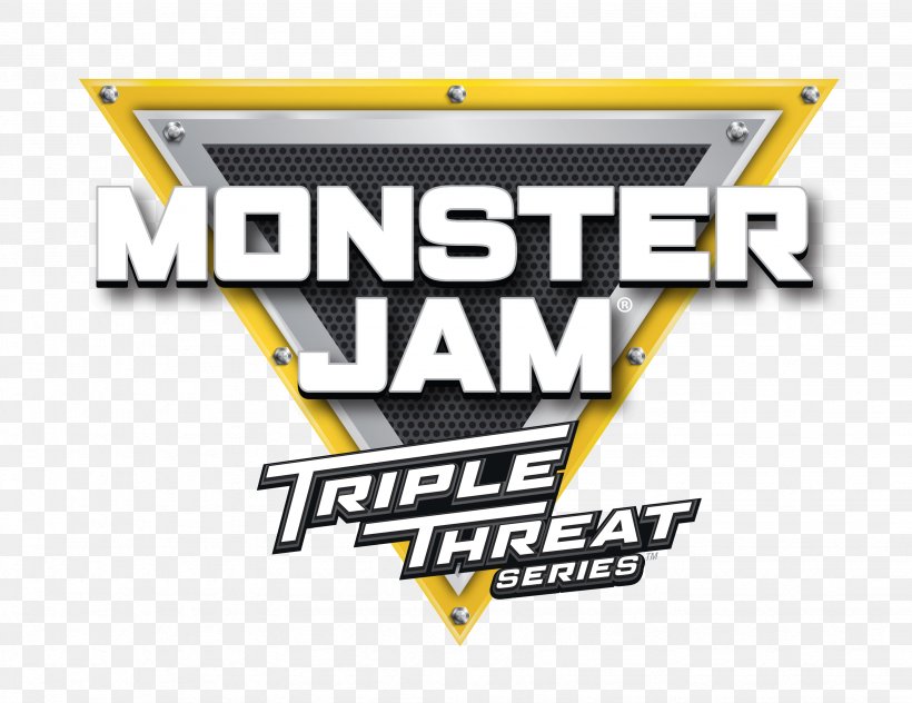 Monster Jam Triple Threat Series Presented By AMSOIL Television Show Monster Truck Logo, PNG, 3287x2537px, 2018, Television Show, Brand, Car, Driving Download Free