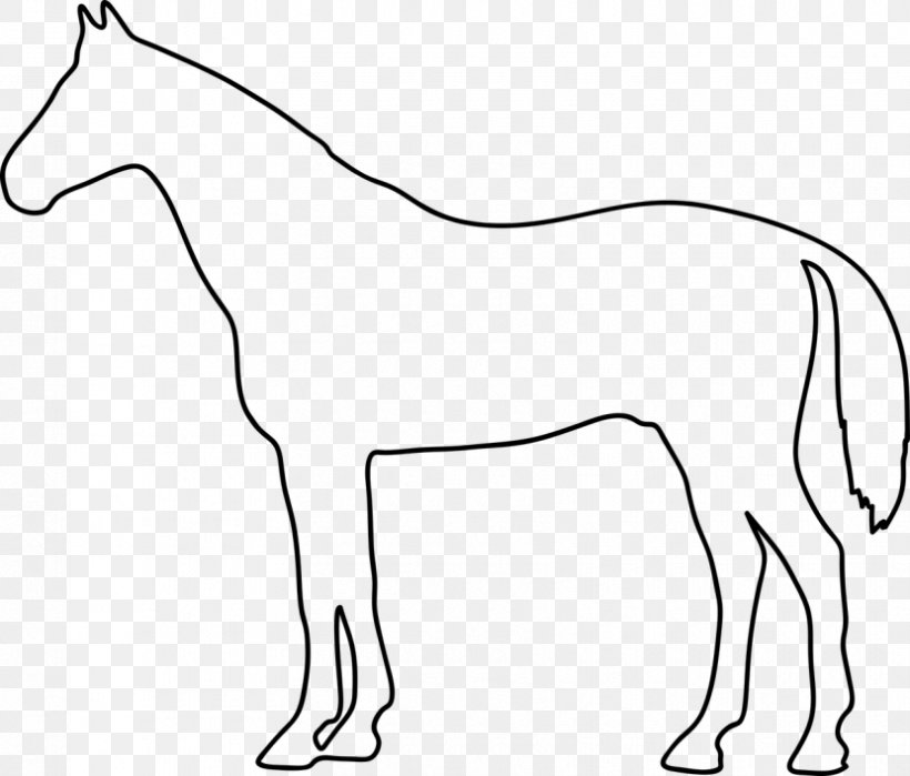 Mule Konik Foal Pony Clip Art, PNG, 830x708px, Mule, Animal, Animal Figure, Black And White, Bridle Download Free