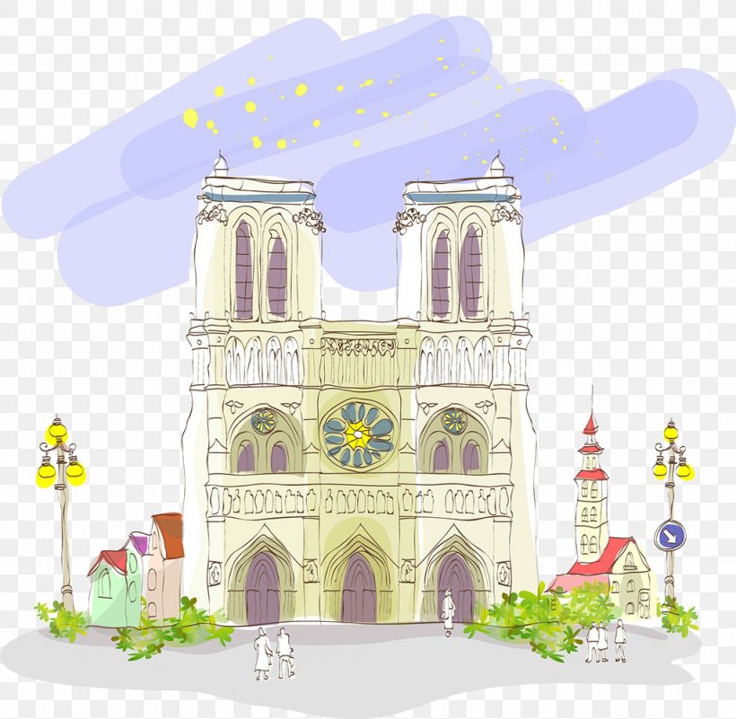 Paris Cathedral Of Our Lady, PNG, 1024x1001px, 3d Computer Graphics, 3d Modeling, Paris, Arch, Cathedral Download Free