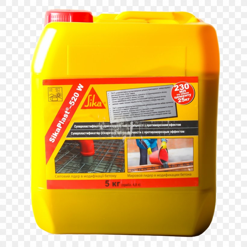 Plasticizer Concrete Building Materials Sika AG Architectural Engineering, PNG, 1000x1000px, Plasticizer, Adhesive, Architectural Engineering, Automotive Fluid, Building Materials Download Free