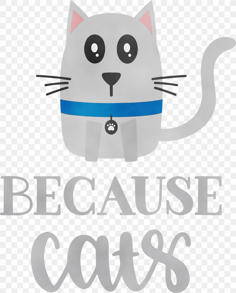 Cat Whiskers Logo Cartoon Cat-like, PNG, 2419x3000px, Watercolor, Cartoon, Cat, Catlike, Logo Download Free