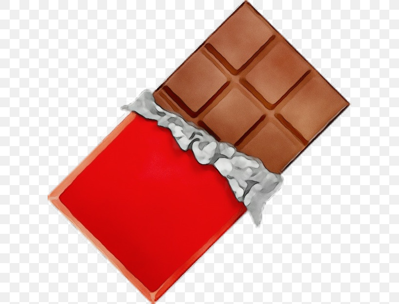 Chocolate Bar, PNG, 624x624px, Watercolor, Chocolate, Chocolate Bar, Confectionery, Paint Download Free