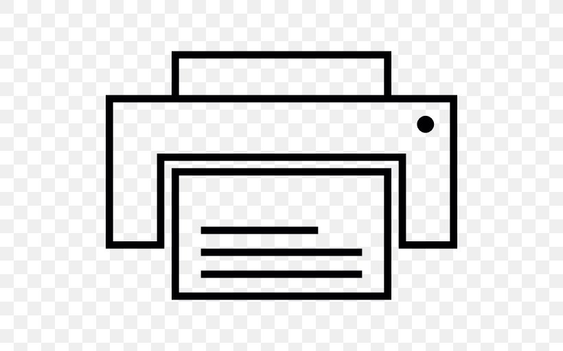 Printer Printing, PNG, 512x512px, Printer, Area, Black, Black And White, Brand Download Free