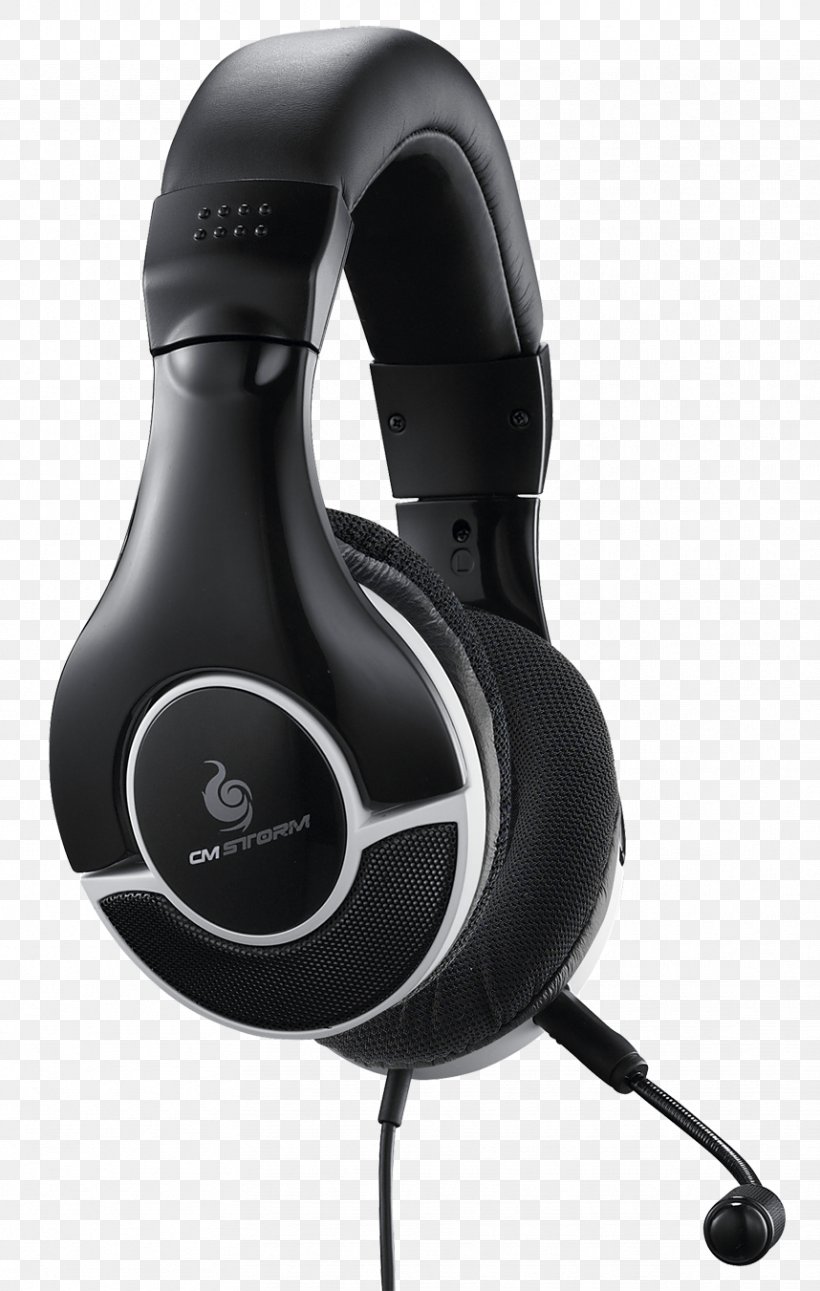 Headphones Microphone Cooler Master Storm Ceres 300 Gaming Headset (Black) Cooler Master Storm Ceres 300 Gaming Headset (Black), PNG, 858x1351px, Headphones, Audio, Audio Equipment, Audio Signal, Computer System Cooling Parts Download Free