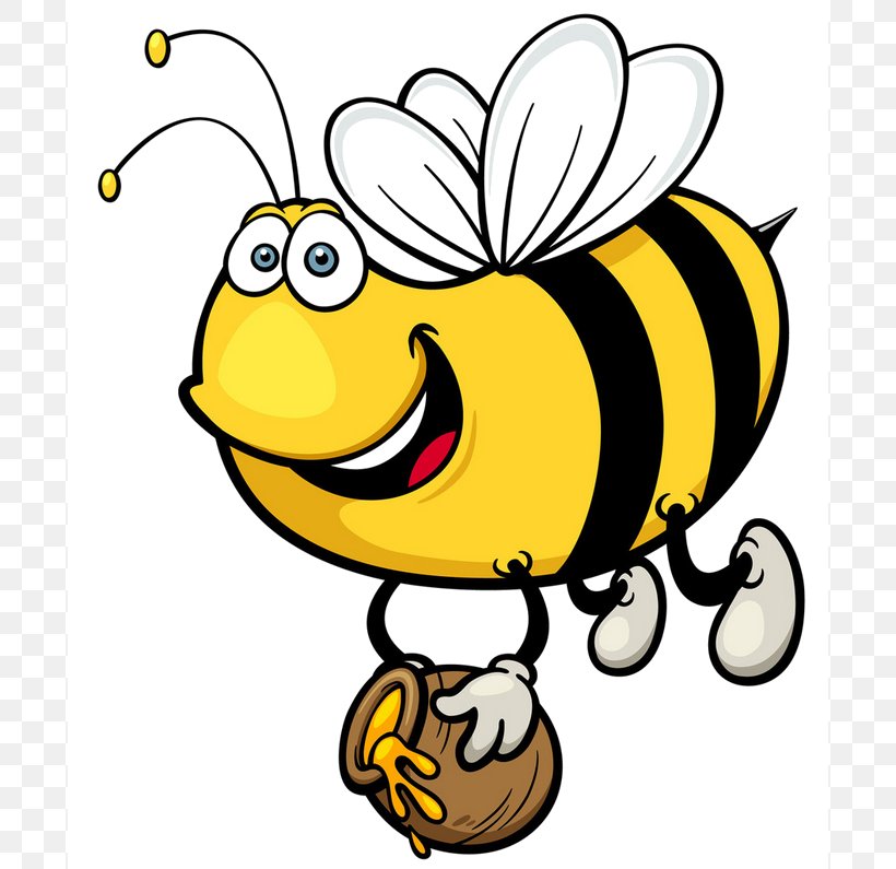 Honey Bee, PNG, 696x795px, Bee, Artwork, Beak, Beehive, Bumblebee Download Free
