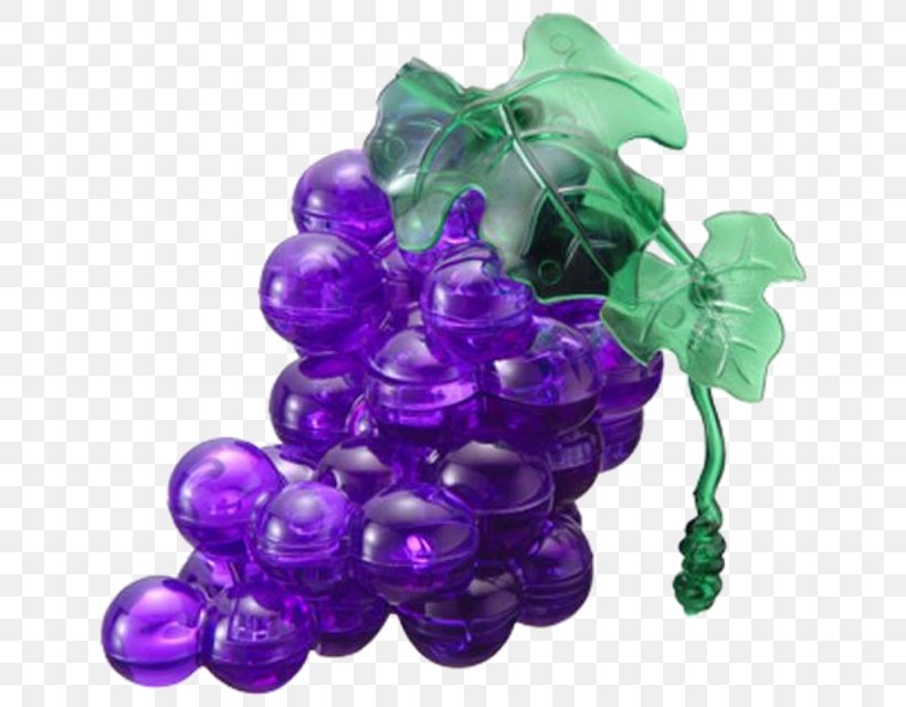 Jigsaw Puzzles 3D-Puzzle Three-dimensional Space Grape, PNG, 640x640px, Jigsaw Puzzles, Brain Teaser, Crystal, Dimension, Flowering Plant Download Free