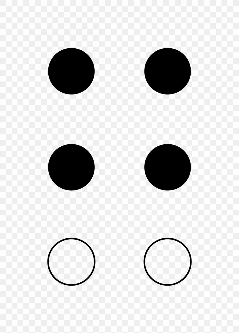 Braille Patterns Tactile Alphabet G, PNG, 1200x1675px, Braille, Alphabet, Area, Black, Black And White Download Free