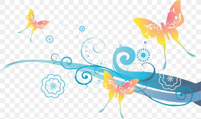 Desktop Wallpaper, PNG, 1667x986px, Fundal, Art, Butterflies And Moths, Butterfly, Fish Download Free