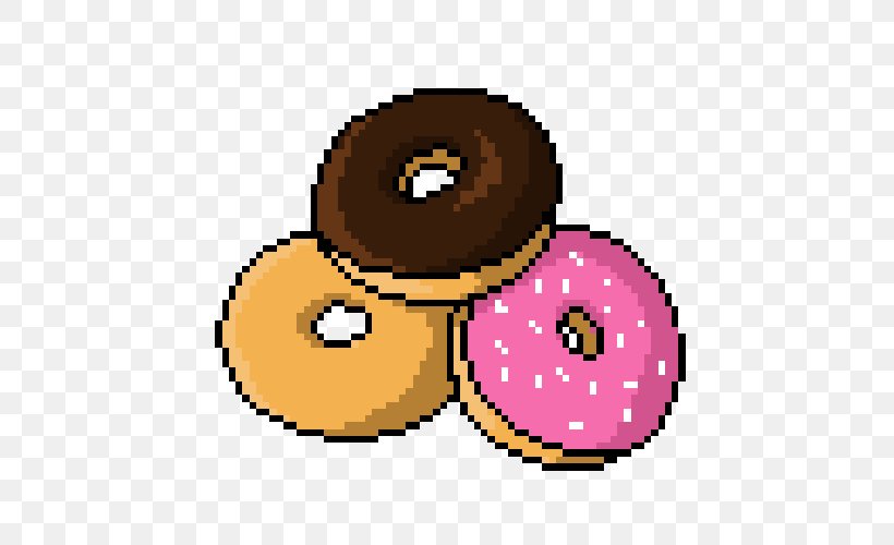 Donuts Pixel Art Animated Film, PNG, 500x500px, 8bit Color, Donuts, Animated Film, Art, Artwork Download Free