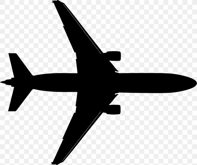 Airplane Aircraft Silhouette Clip Art, PNG, 1280x1072px, Airplane, Aerospace Engineering, Air Travel, Aircraft, Airline Download Free