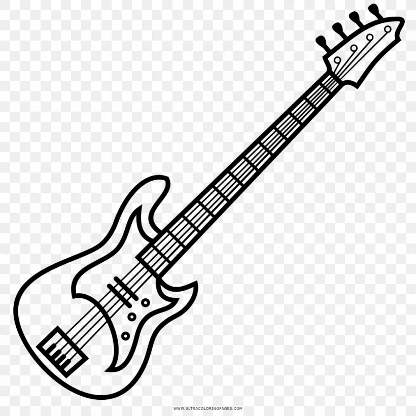 Bass Guitar Musical Instruments Electric Guitar, PNG, 1000x1000px, Watercolor, Cartoon, Flower, Frame, Heart Download Free