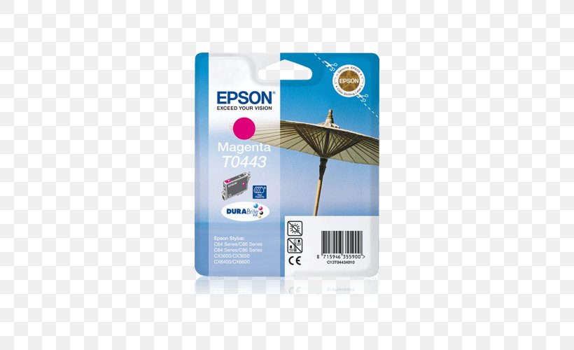 Ink Cartridge Epson Printer Hewlett-Packard, PNG, 500x500px, Ink Cartridge, Color, Commodore 64, Continuous Ink System, Cyan Download Free