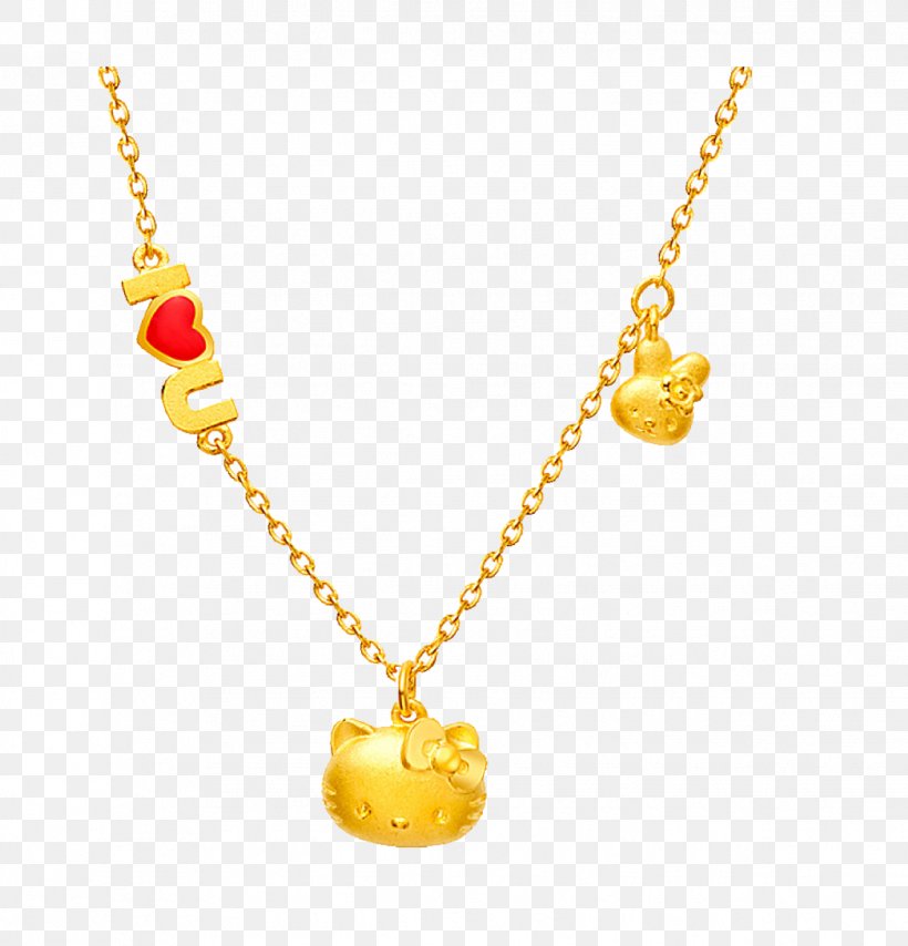 Necklace Hello Kitty Chow Tai Fook Gold Jewellery, PNG, 1134x1182px, Necklace, Body Jewelry, Bracelet, Chain, Chow Tai Fook Download Free