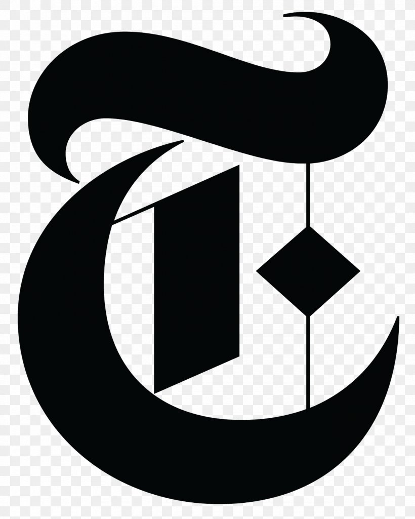 New York City The New York Times Company Newspaper Logo, PNG, 1279x1600px, New York City, Apple, Artwork, Black And White, Crescent Download Free