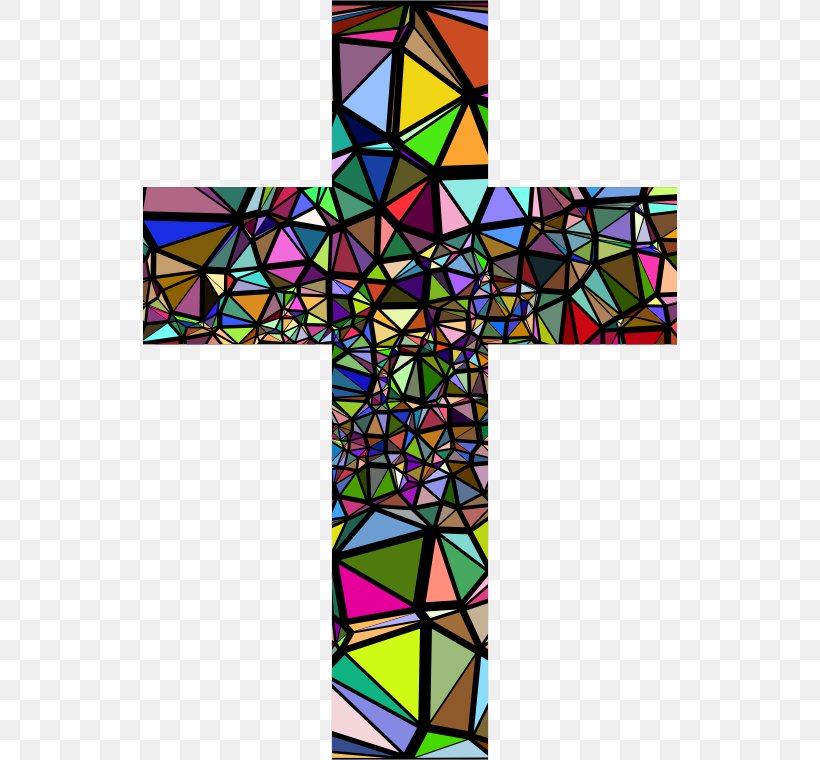 Window Stained Glass Christian Cross Clip Art, PNG, 536x760px, Window, Art, Christian Church, Christian Cross, Color Download Free