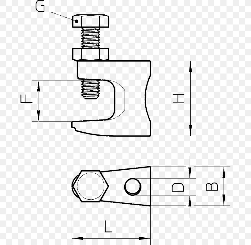 ISO Metric Screw Thread Threaded Rod Flange, PNG, 686x800px, Screw Thread, Area, Artwork, Black And White, Clamp Download Free