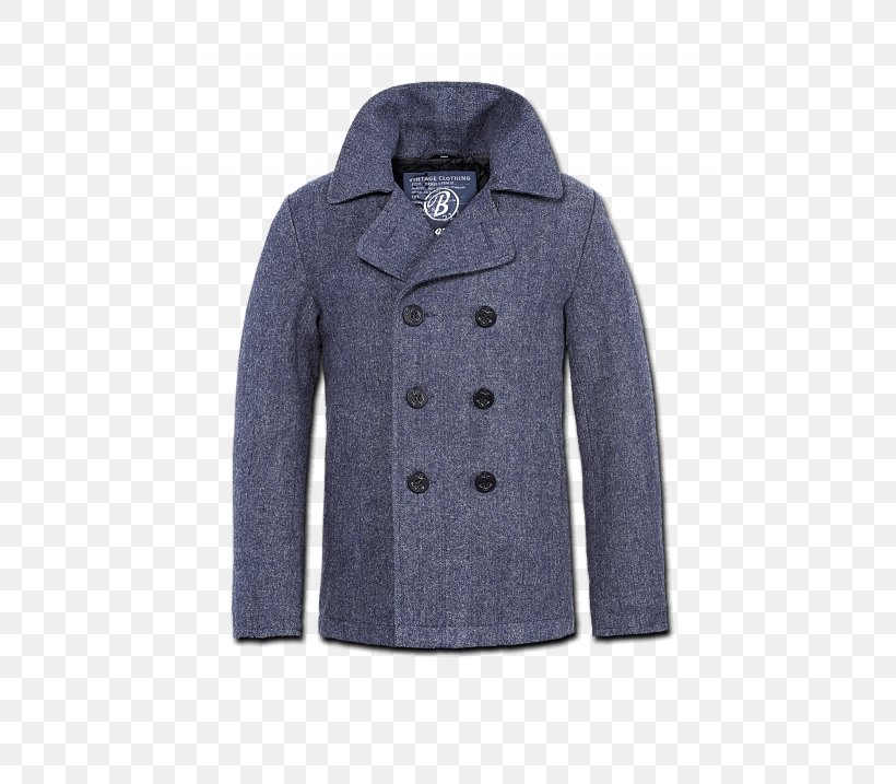 Overcoat Brandit Pea Coat Jacket, PNG, 500x717px, Overcoat, Brand, Button, Clothing, Coat Download Free