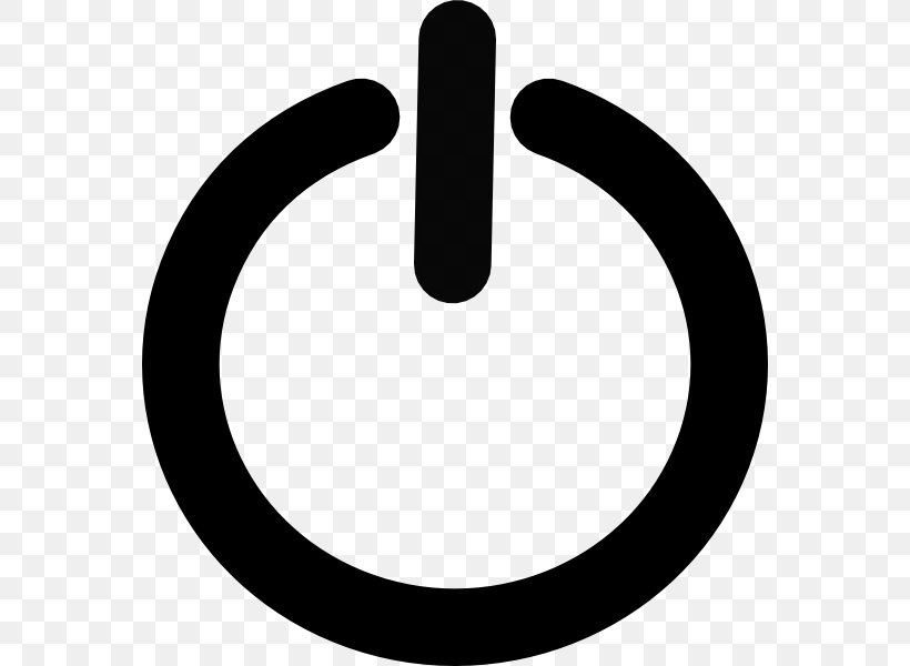 Power Symbol Button Clip Art, PNG, 564x600px, Power Symbol, Black And White, Button, Computer, Drawing Download Free