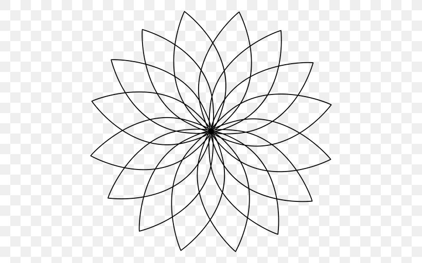 Sacred Geometry Ornament, PNG, 512x512px, Sacred Geometry, Area, Art, Artwork, Black And White Download Free