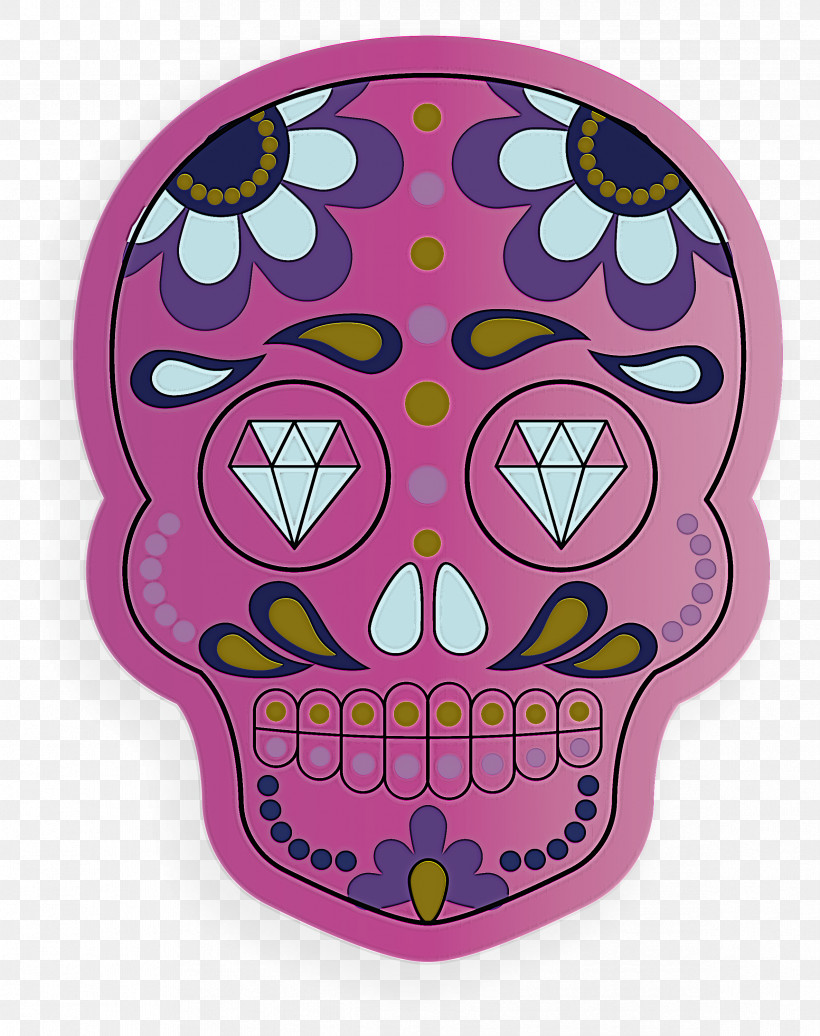 Skull Mexico, PNG, 2373x3000px, Skull, Blog, Day Of The Dead, Drawing, Human Skull Download Free