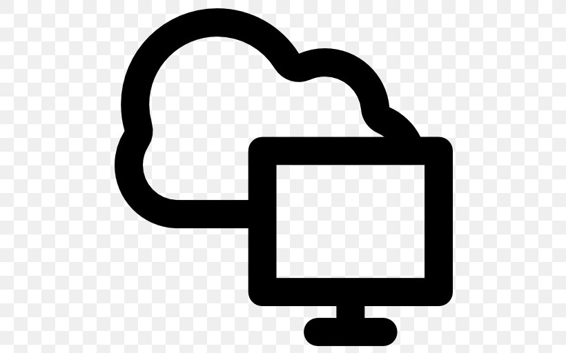 Cloud Storage Computer Hardware Clip Art, PNG, 512x512px, Computer, Area, Black And White, Cloud Computing, Cloud Storage Download Free